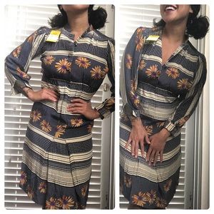 VNTG Beauty Long Floral Dress!
